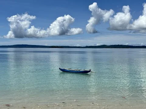 Boat by the beach Stock Photos