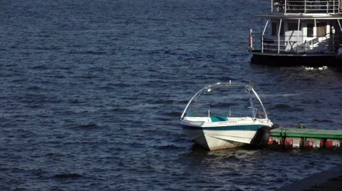 Boat at berth Stock-Footage 55764887
