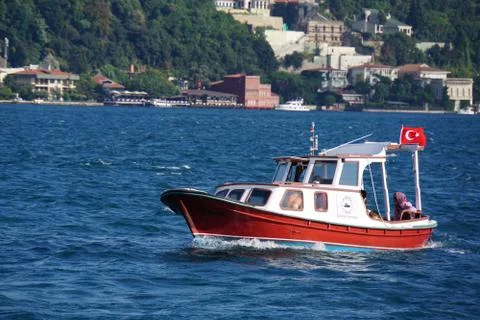 A Boat on Bopshorus Stock Photos