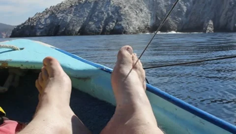 Boat bow feat Stock Footage 7748018