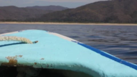 Boat bow land Stock Footage 7748022