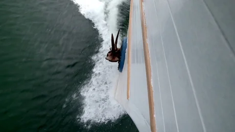 BOAT BOW WAVE 库存影片 87885211