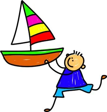 Boat Boy Stock-Illustration