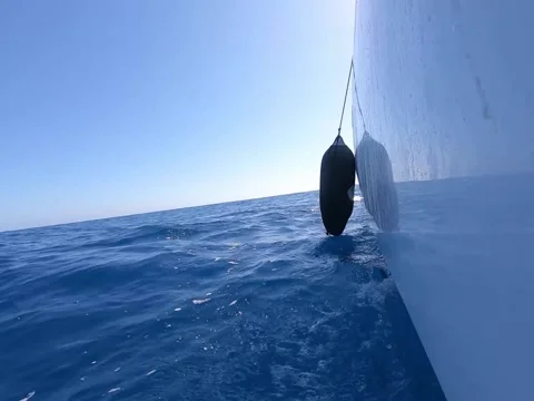 Boat Bumper Open Ocean 動画素材 165015346