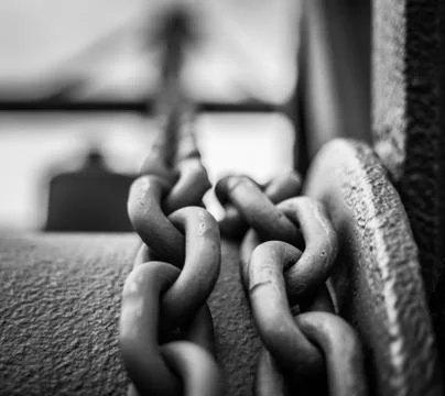 Boat chain Stock Photos