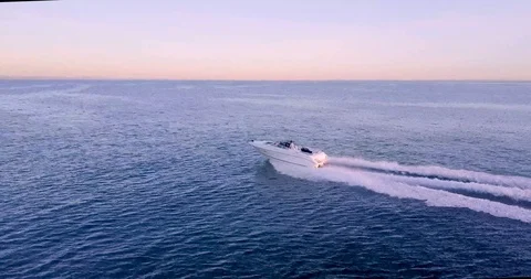 Boat Chase Stock Footage 118338337