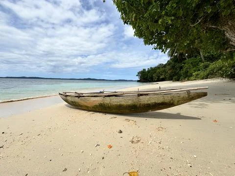 Boat on the coast Stock Photos