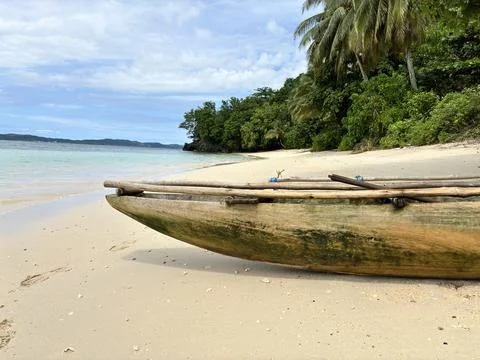 Boat on the coast Stock Photos