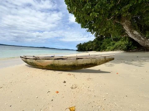 Boat on the coast Stock Photos