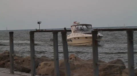 Boat Coming In Stock Footage 57717302