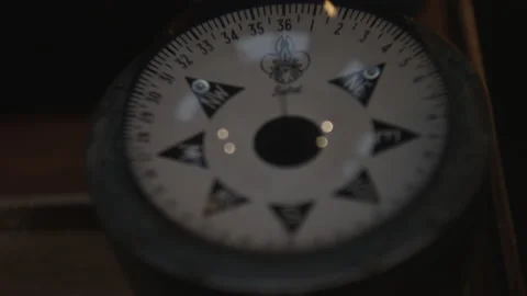 Boat compass Video stock 146491824