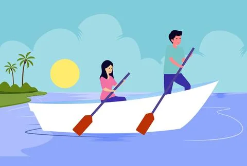 Boat Concept Illustration Stock Illustration