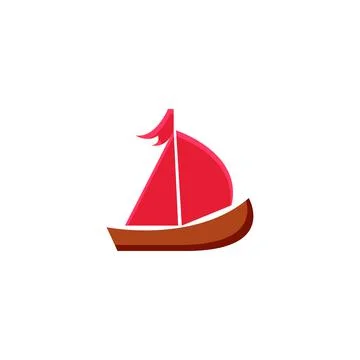 Boat Conceptual Icon Vector Design Stock Illustration