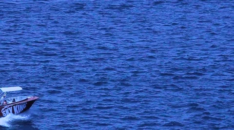 Boat Crossing Stock Footage 1180620