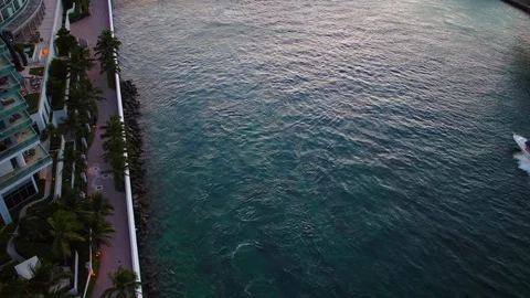 Boat Crossing Stock Footage 87196270