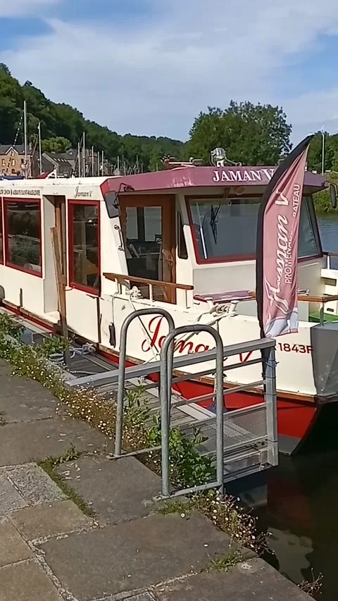 The boat for the cruise Stock Footage 314115787