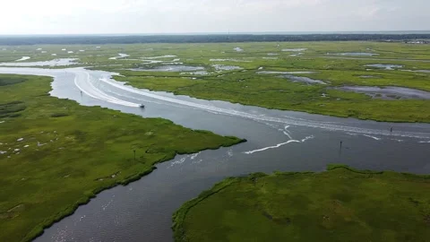 Boat Cruising Video stock 136441017