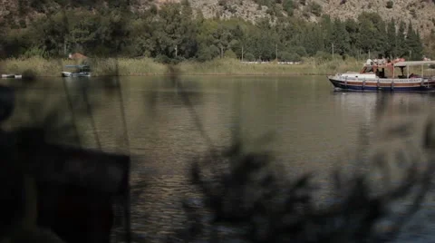 Boat Dalyan Stock Footage 48391346