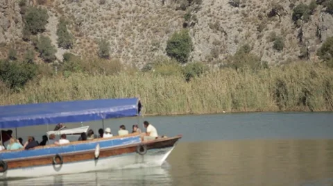 Boat Dalyan Stock Footage 48391439