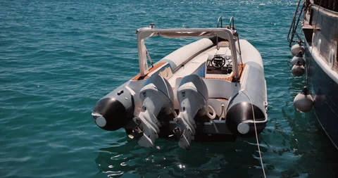 Boat with diesel engine Stock Footage 165590758
