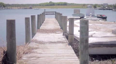 Boat Dock Stock Footage 7769471