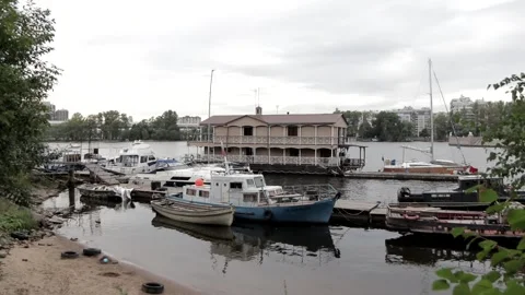 Boat dock Stock Footage 146253703