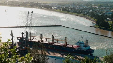 Boat in Dock Stock Footage 253909599
