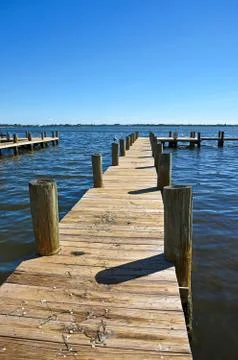 Boat Dock Foto stock