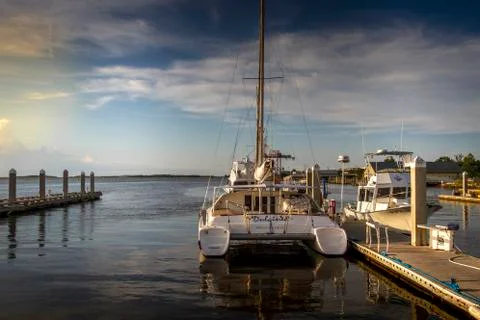 Boat on the Dock Stock Photos