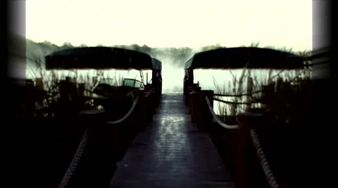 Boat dock - time lapse 動画素材 40263670