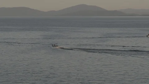 Boat From The Docks Stock Footage 122082463