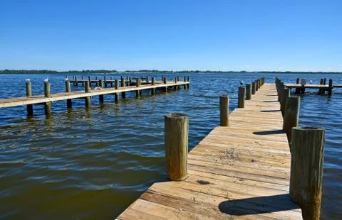 Boat Docks Foto stock