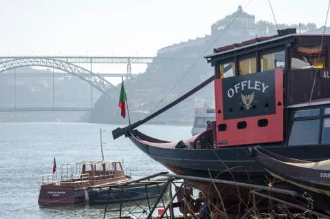 Boat at Douro River Stock Photos