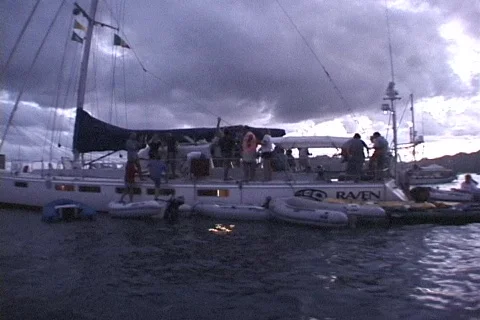 Boat Drinks Stockbeeldmateriaal 124706