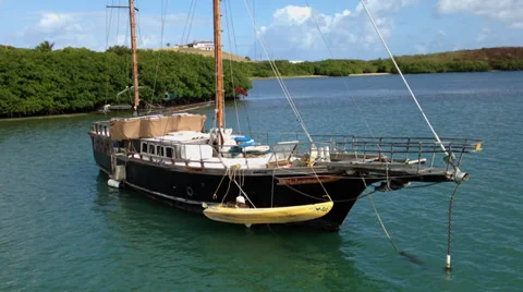 Boat Drive By Stock Footage 38229312