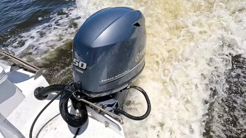 Boat Engine on Gold Coast Waters 스톡 동영상 307820782
