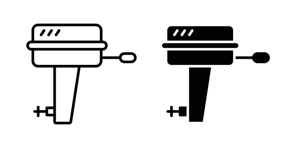 Boat Engine icon vector design. EPS10 Stock Illustration