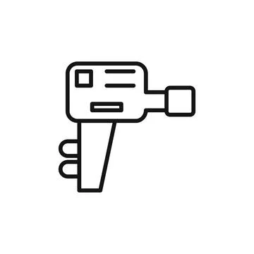 Boat engine logo sign vector outline Stock Illustration