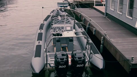 Boat engines Stock Footage 49092701