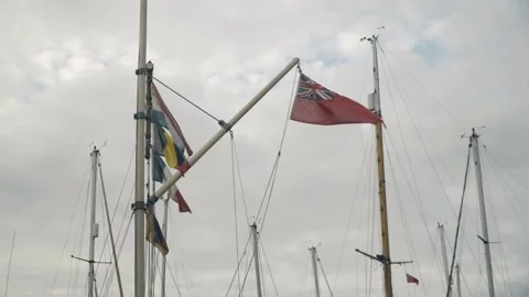 Boat Flags Vídeos de archivo 271544489