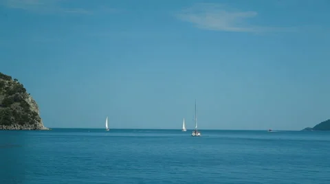 Boat floating on the background 스톡 동영상 41212762