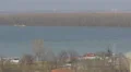 Boat floating on Danube River in Serbia 4k or 4k+ Resolution