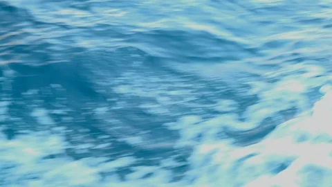 Boat is Floating on the Waves and Leaves a Trail in the Red Sea 動画素材 95927728
