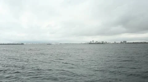 Boat Front View Video stock 10888758