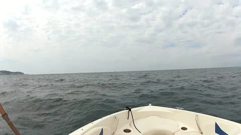 Boat Front View Video stock 11431171