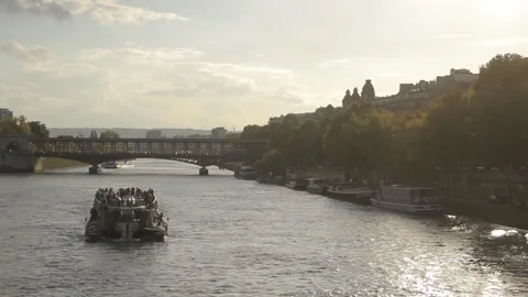 Boat full of Tourists Stock Footage 137550288