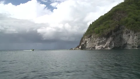A boat going back to lands Stock Footage 231487700