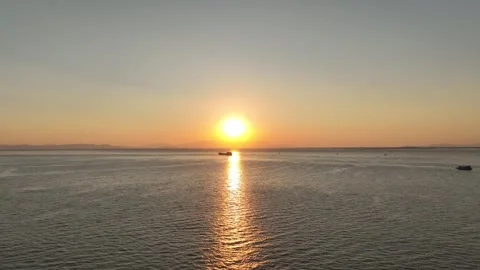 Boat going on the sea Stock Footage 292833182