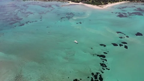 Boat going on the sea Stock Footage 292834695