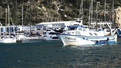 Boat harbor Stock Footage 89649416